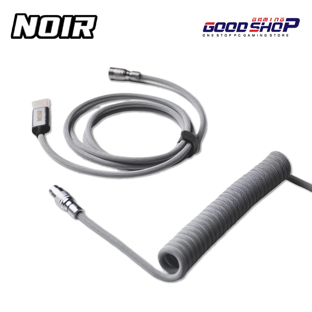 Noir Type-C Coiled Cable YC8 Aviator