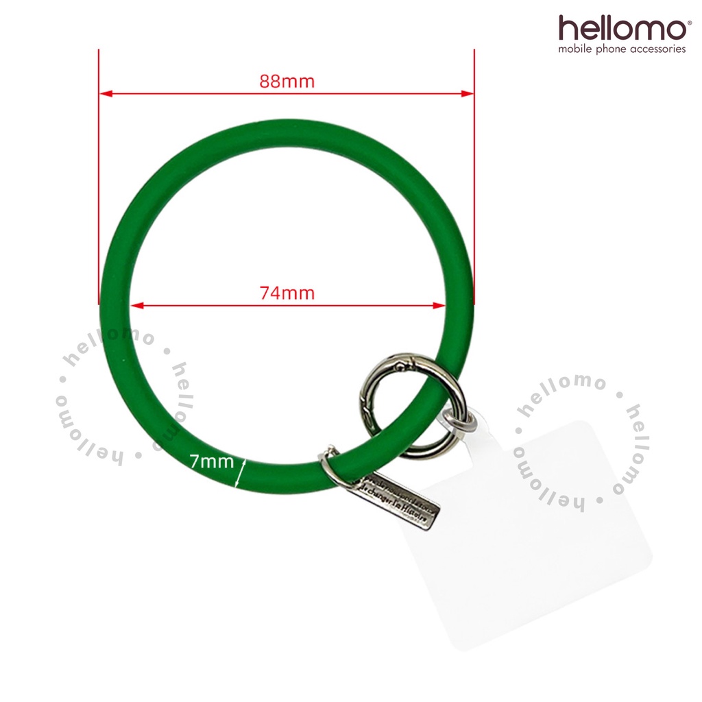 Gantungan Tangan Handphone Silicone Gelang Hp Silikon Holder Bulat Phone Strap Gantung