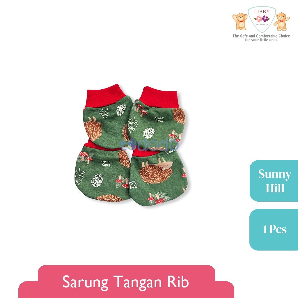 Sarung Tangan &amp; Kaki Bayi LIBBY Motif Sunny Hill (1pcs/set)