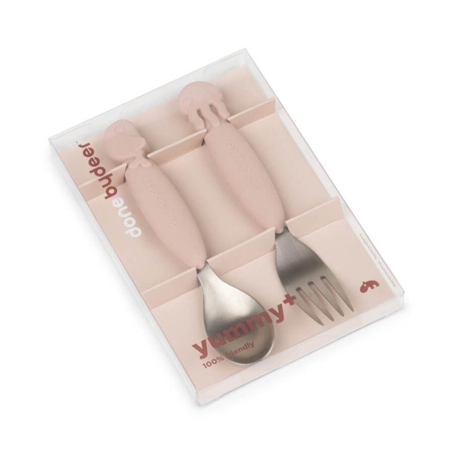 Done by Deer YummyPlus Spoon &amp; Fork Set Sea friends - Sendok Makan Anak