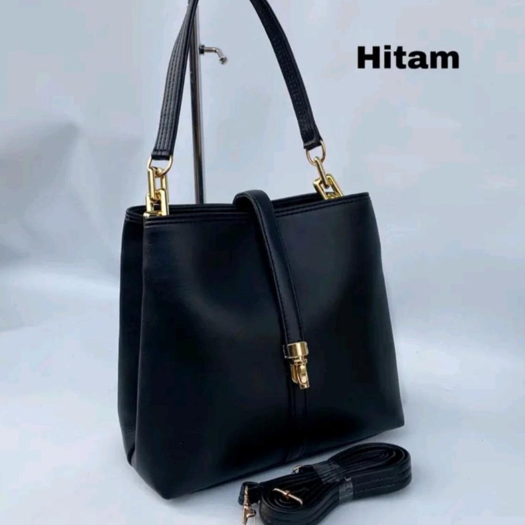 TAS WANITA 2 TALI - DELIA BAG KUNCI PREMIUM - TAS SIMPEL MEWAH ELEGANT KEKINIAN