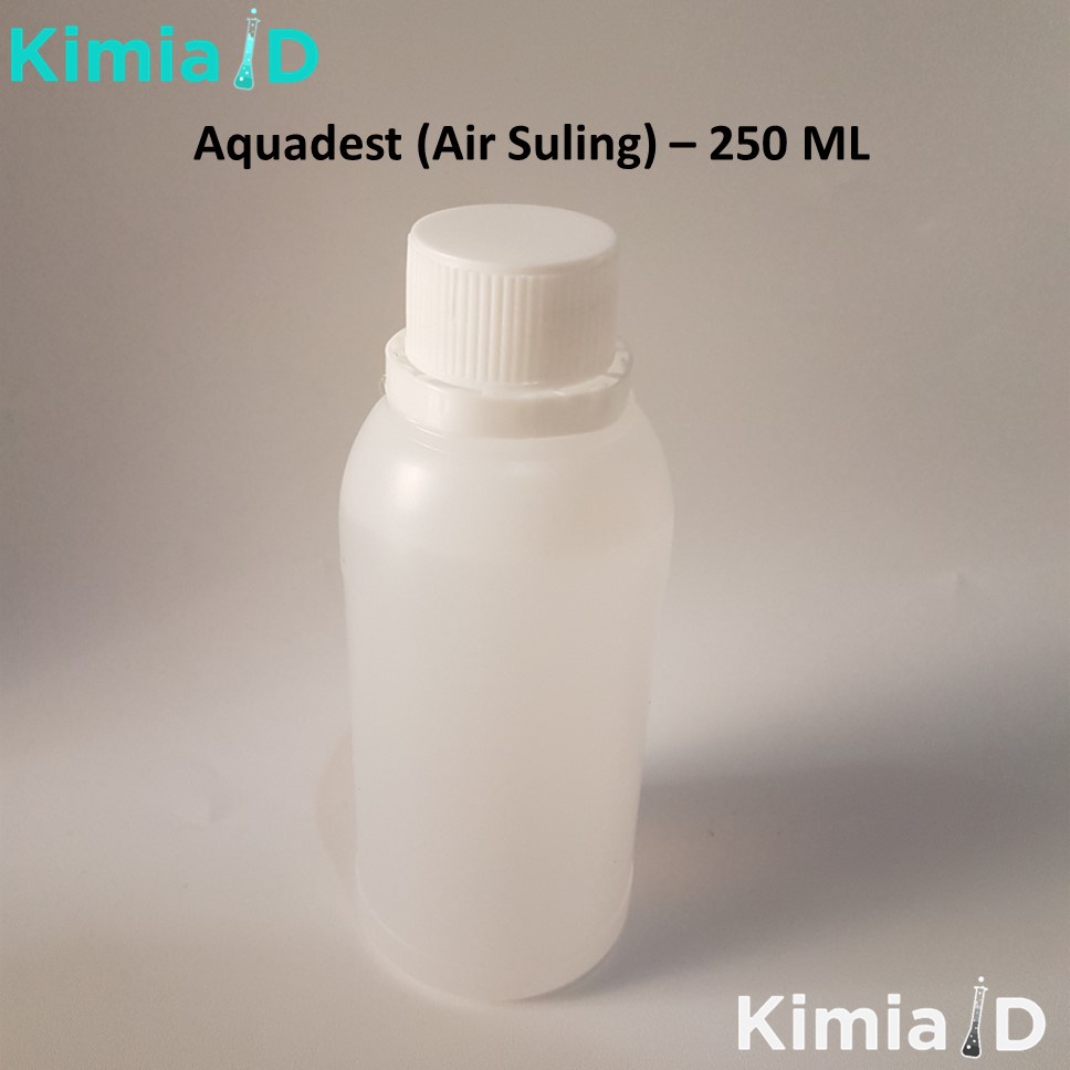 

Aquadest 250ML Air Suling Air Murni Air PH 7 PH 7 Water Air Reagen Lab Air Minum