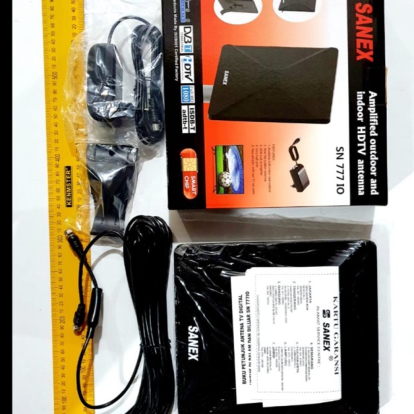 Antena TV Sanex SN 777 Dalam Indoor Digital Analog HDTV DVB-T/H ADTB Murah