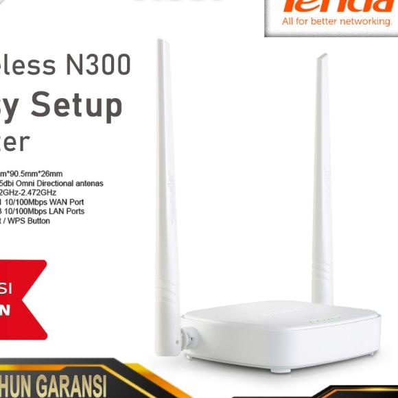 Tenda N301 Wireless Router 2 Antena Wireless Router Wifi N300 300Mbps