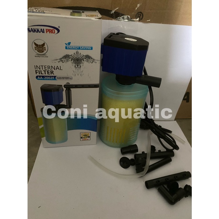 Mesin pompa aquarium celup internal filter Sakkai pro AA-2002F