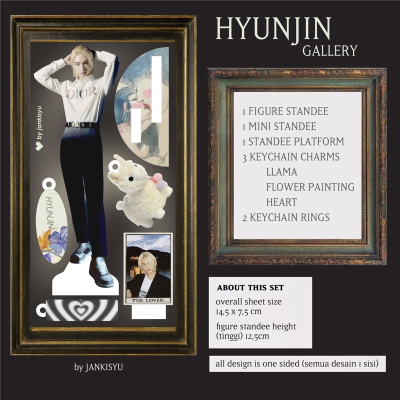 Hyunjin Acrylic Sheet by jankisyu (Standee, Keychain)