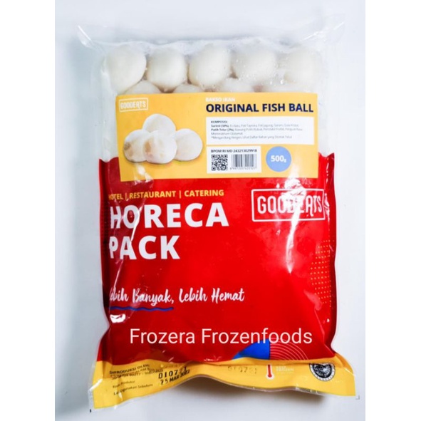 

❄LANGSUNG KIRIM❄ HORECA FishBall / Bakso Ikan Ori isi banyak / Frozenfoods Murah