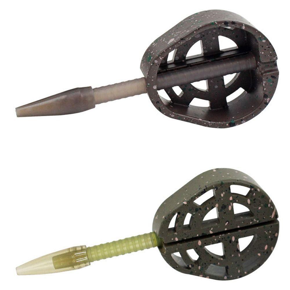 Top 25g/35g Umpan Pancing Feeder Set Umpan Baru tow Feeders pear shaped Disgorger Hook Remover