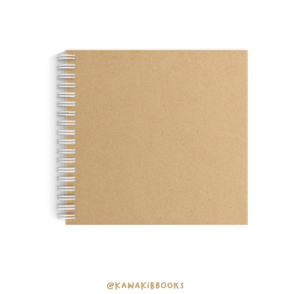 

Square Notebook Brown Softcover | Isi 75 Lembar | Notebook Custom | Notebook Custom Nama | Notebook Custom | Soft Cover