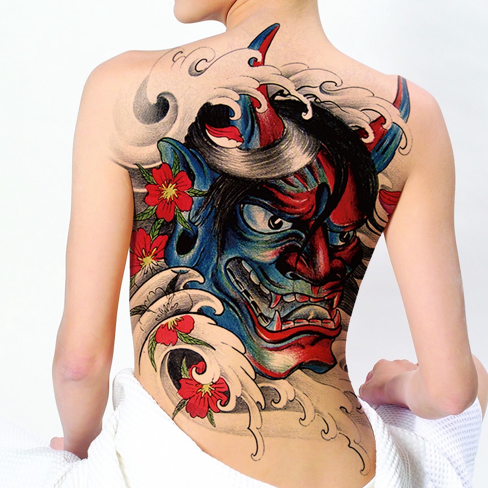 Tato temporer full body tattoo satu badan temporary tatoo tatto warna