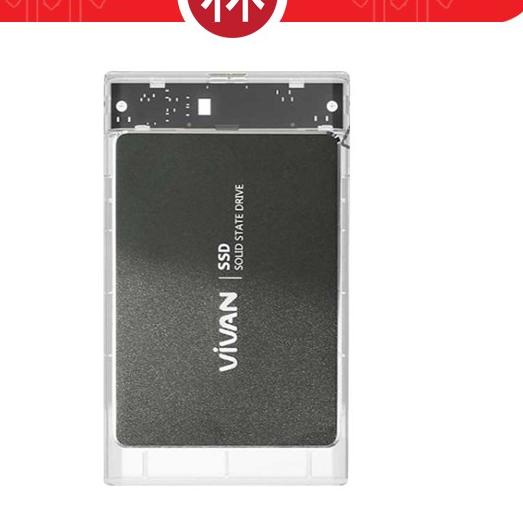 Vivan VSHD1 - Transparent 2.5 Inch SATA USB 3.0 External Hard Driver - VSHD1
