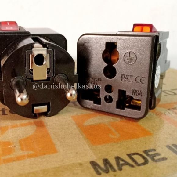 WONPRO OVER STEKER BLACK + SWITCH ON OFF 16A