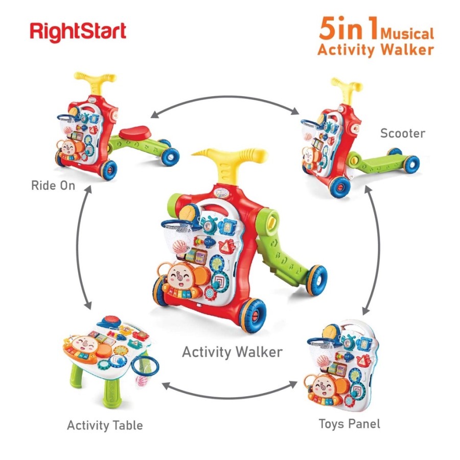 Right Start 5 In 1 Musical Activity Walker / Right Start 5 In 1 Musical Activity Walker / Fun Walker
