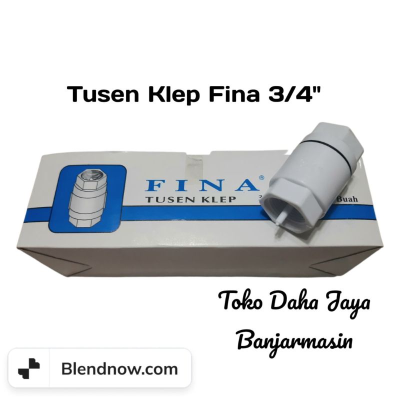 Tusen Klep Pipa Fina | Penahan Aliran Air
