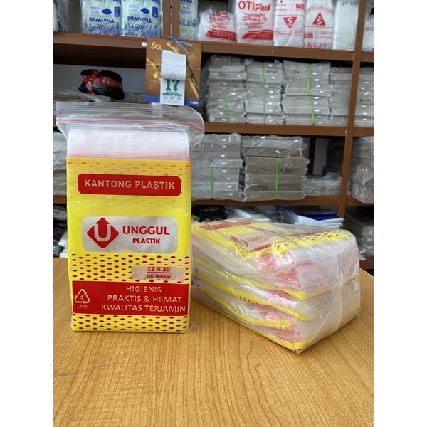 

[100 lembar] KANTONG PLASTIK KLIP 12x20 UNGGUL TEBAL 04 BERKUALITAS