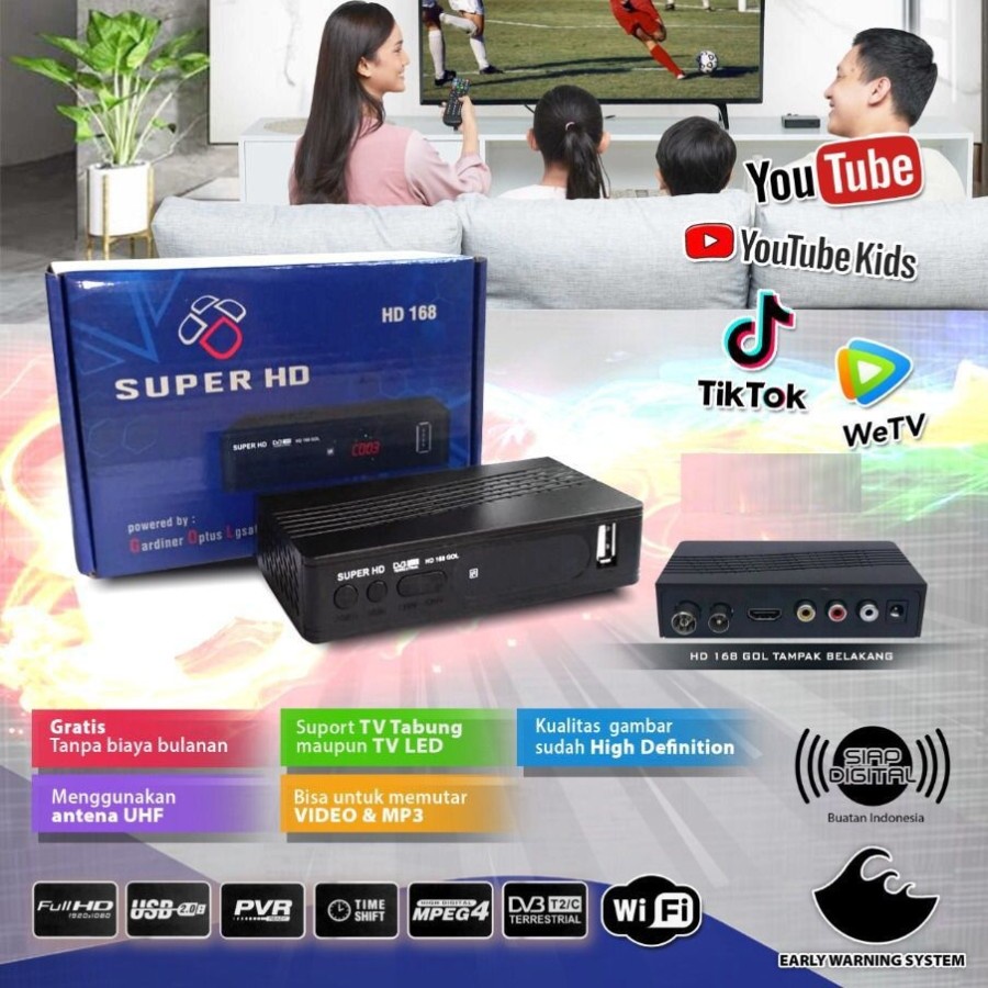 SET TOP BOX STB SUPER HD 168 DIGITAL RECEIVER BOX ORIGINAL