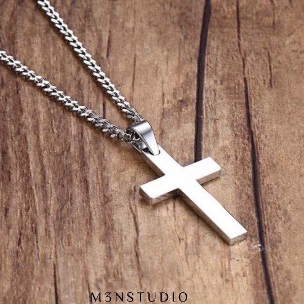 KALUNG SALIB PRIA KOREA / KALUNG LIONTIN SALIB / KALUNG PRIA / KALUNG - Emas