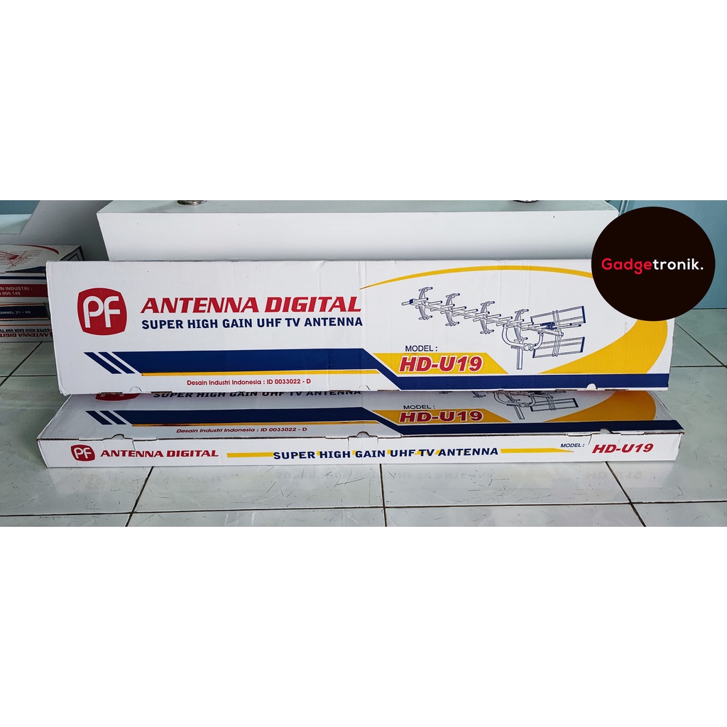 Antena HDU 19 / PF Antenna Digital HDU-19 - Cocok Untuk TV ANALOG Dan TV DIGITAL