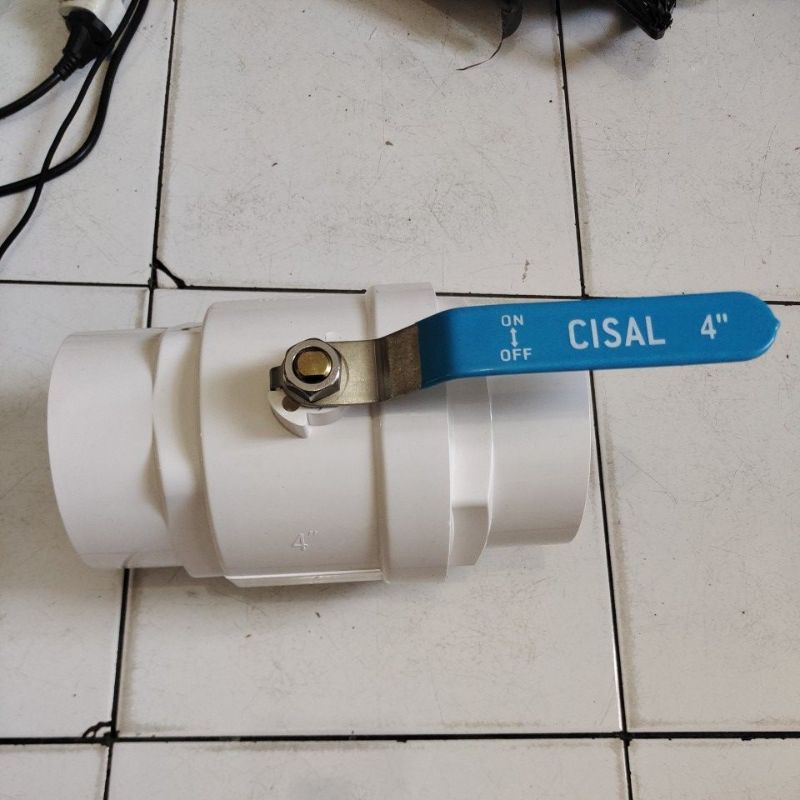 CISAL ball Valve PVC 4&quot; gg stenlees