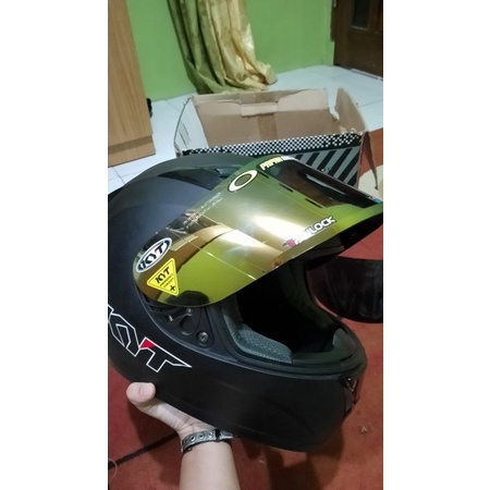 Helm KYT R10 Hitam Doff | Full Face | Helm bekas second
