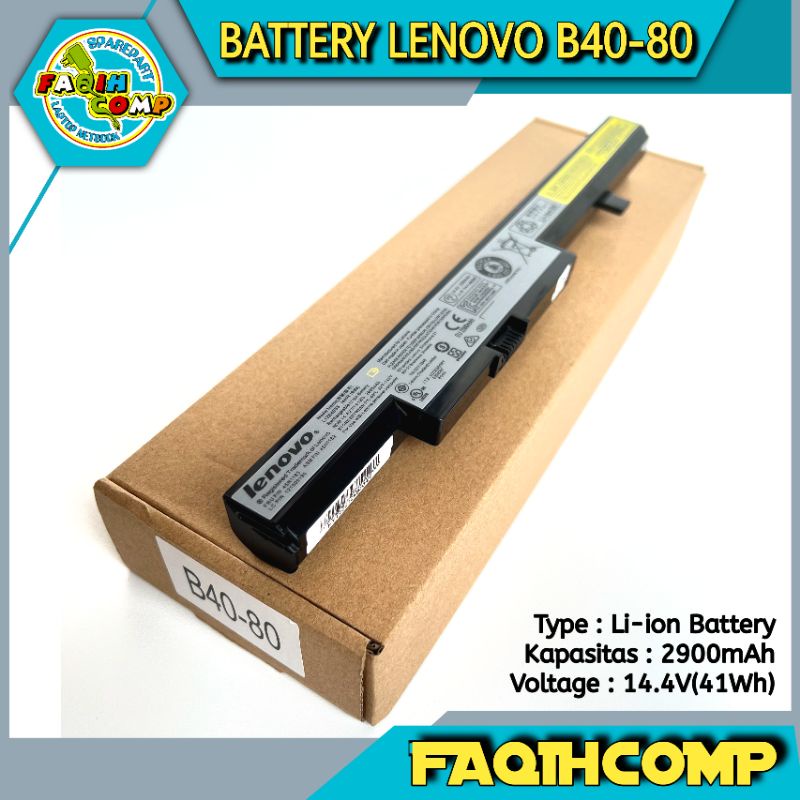 Baterai Original Lenovo B40 Series B40-70, B40-30, B40-45, B50 Series, B50-30, B50-45, B50-70, N40 Series, N40-30, N40-45, N40-70, N50 Series