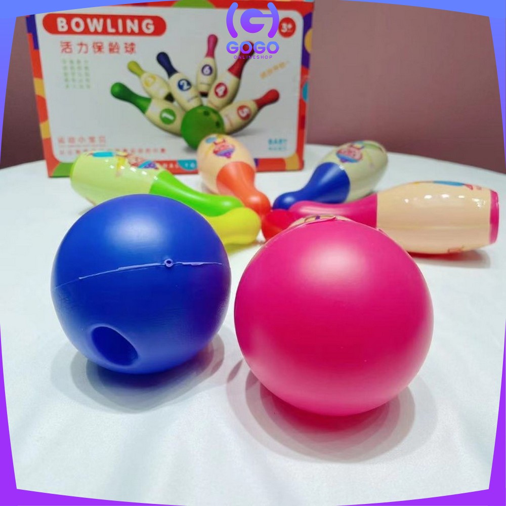 GOGO-M215 Mainan Bowling Anak Karakter / Mainan Olahraga Anak Bola Bowling Set / Mainan Edukasi Anak Boling Set / Sport Game