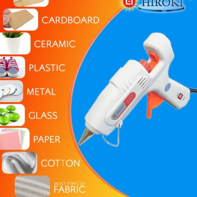 

HIROKI Glue Gun Pistol Tembak Lem Stik Stick Fast Heater 60-100 W