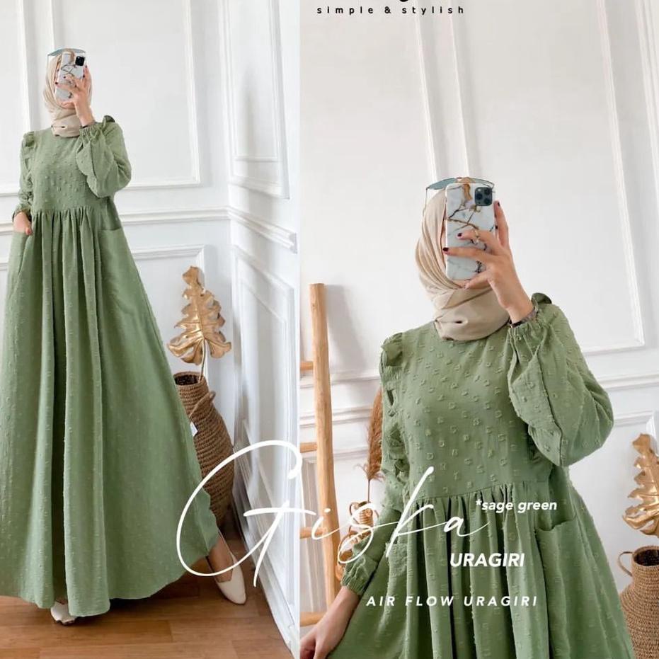 TERBARU Giska Dress Gamis Uragiri ♫ 893