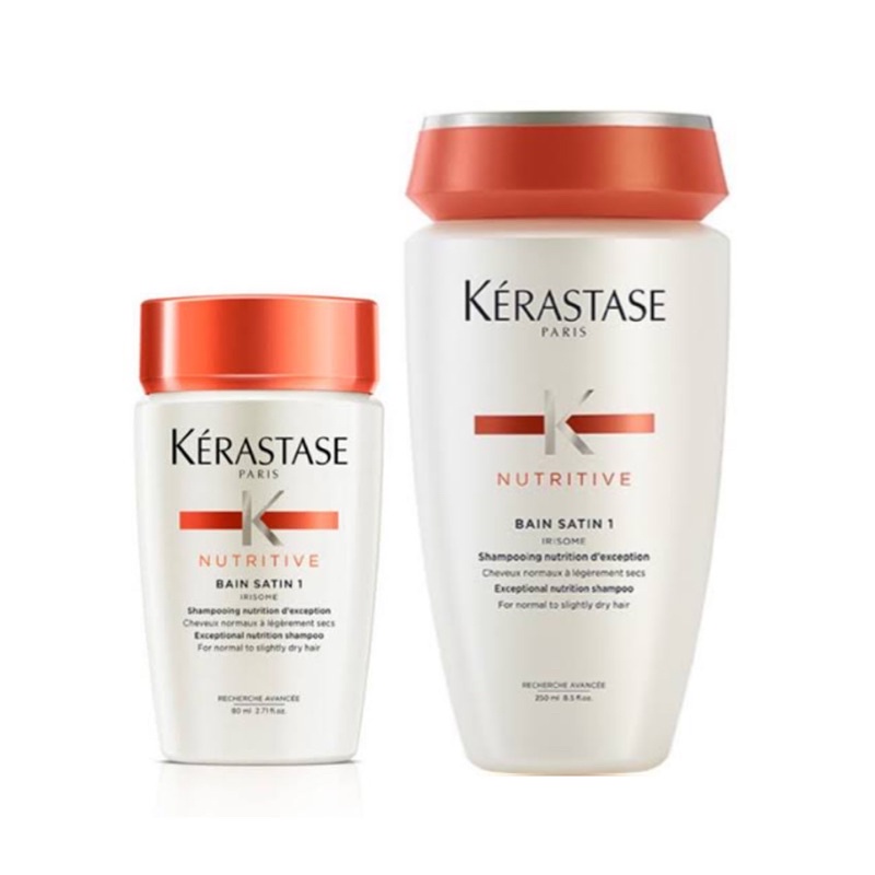 Jual KERASTASE Nutritive Bain Satin 1 80ml 250ml Original Shampoo