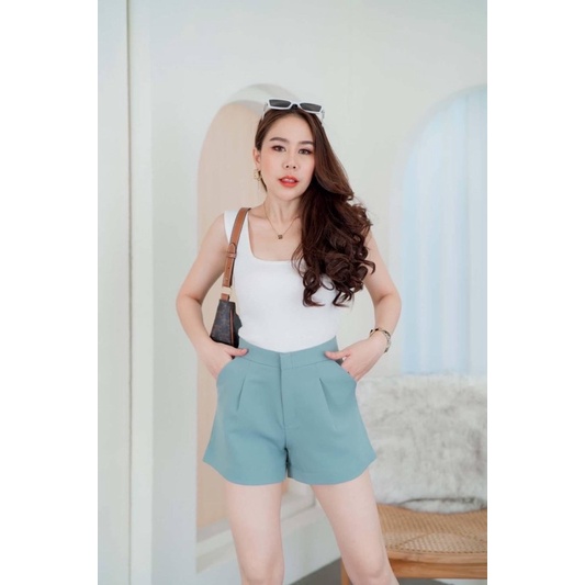CELANA PENDEK HIGHWAIST VNA/CHOCO ANN BY CHOCO (CLCCSH08)