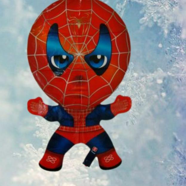Spiderman (Balon gas/ balon terbang/ Balon karakter)