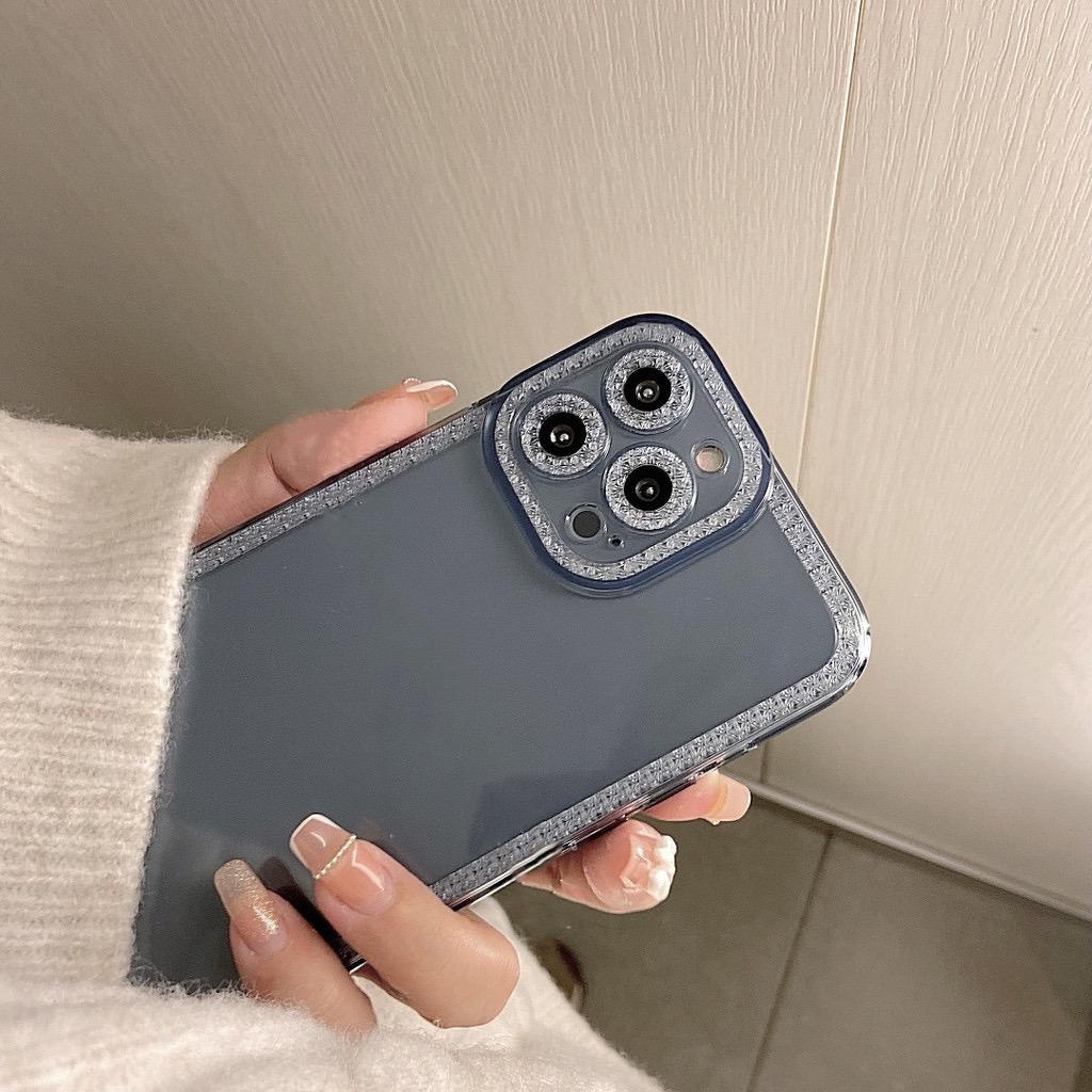 [TPC] Soft Case Iphone Diamond Big Eyes Lense (2) 7 8 PLUS X XS MAX XR 11 12 13 PRO MAX IP063