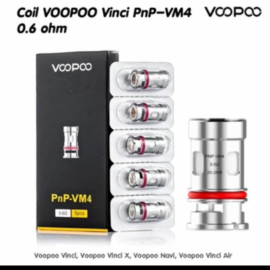 COIL VOOPOO VINCI VM4 0.6 OHM BEST PREMIUM QUALITY