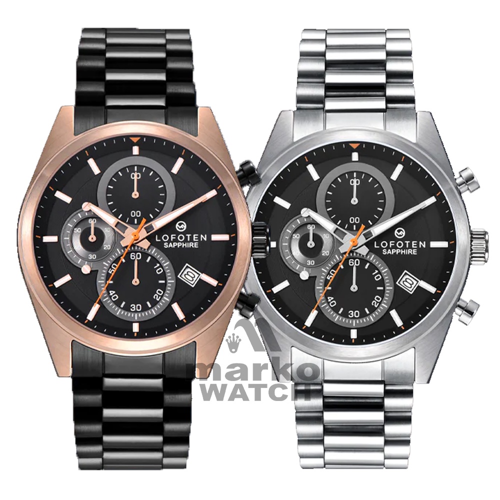 JAM TANGAN PRIA LOFOTEN F-6519MC / F 6519 MC SAPPHIRE GLASS ORIGINAL