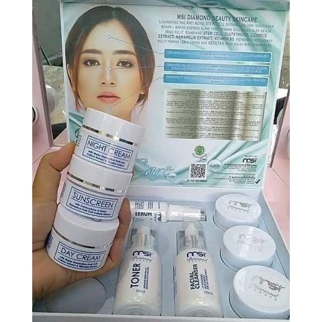 (BISA COD) MSI DIAMOND BEAUTY SKINCARE ORI 100%