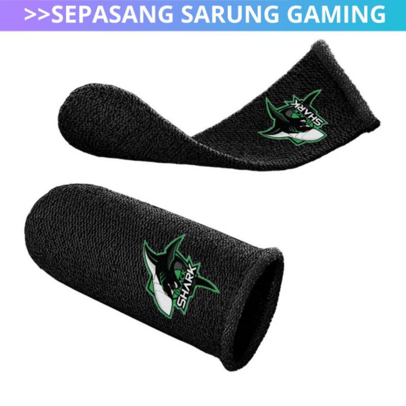 BLACKSHARK Isi2 Sarung Jempol Gaming Game ML FF PUBG Anti Basah Super Sensitif Premium