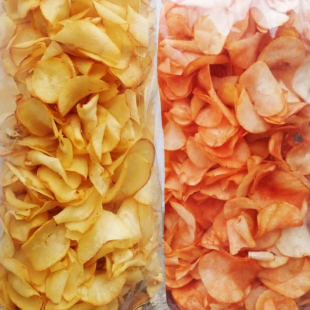 

Keripik Singkong Rasa Original dan Balado Kemasan 250 gr, 500 gr dan 1 Kg