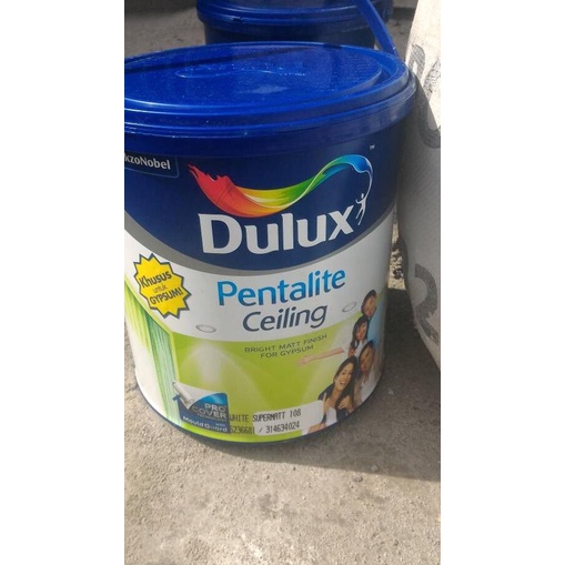 Cat Dulux Pentalite Ceiling Putih (5 Kg)