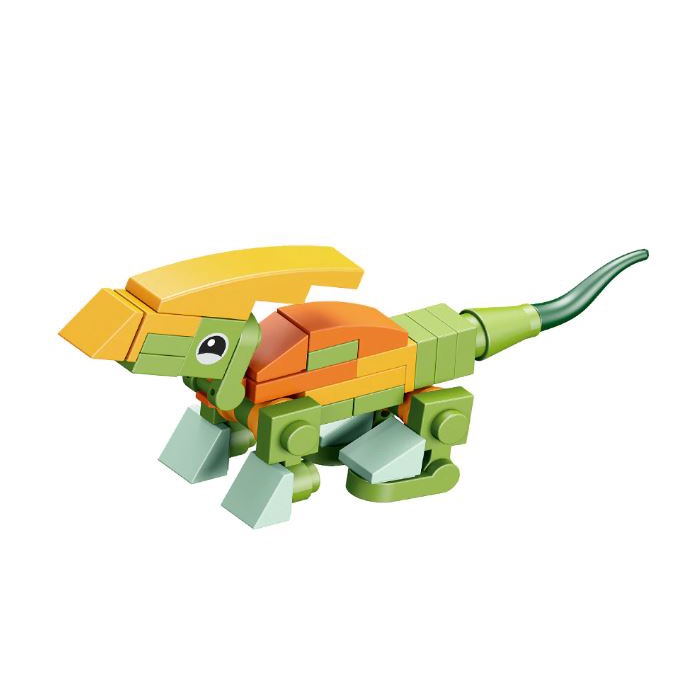 Mainan Lego Dinosaurs Small building block Lego 12 in 1 seri dinosaurus Edukasi Melatih Konsentrasi Kreativitas Fokus Anak - Hadiah Souvenir Ulang Tahun