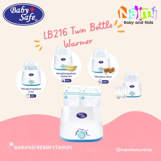 Image of LB216 Baby Safe Babysafe Twin Bottle Warmer Sterilizer (penghangat susu dan makanan bayi) / Alat Steril Botol