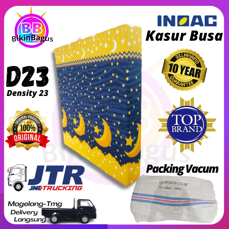 INOAC Garansi 10Th Kasur Busa Inoac No Kempes brgaransi D23 140x200x30 CM