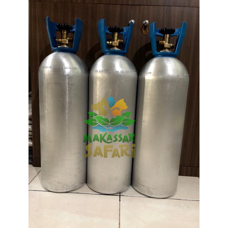 Tabung CO2 8kg 8 kg Aluminium Isi Karbondioksida Aquascape Food Grade