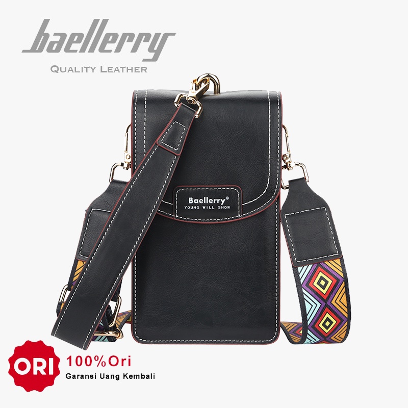 BAELLERRY N8608 Tas Selempang Wanita Bahan Kulit PU Leather Premium WATCHKITE WKOS