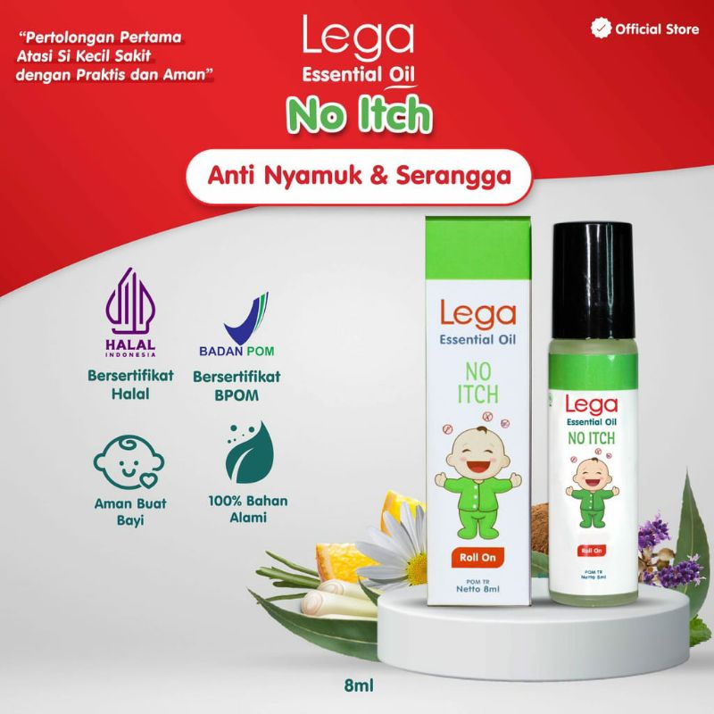 Lega Essenstial Oil No More Fever 8ml, Meredakan Demam dan Panas Buah Hati Bunda