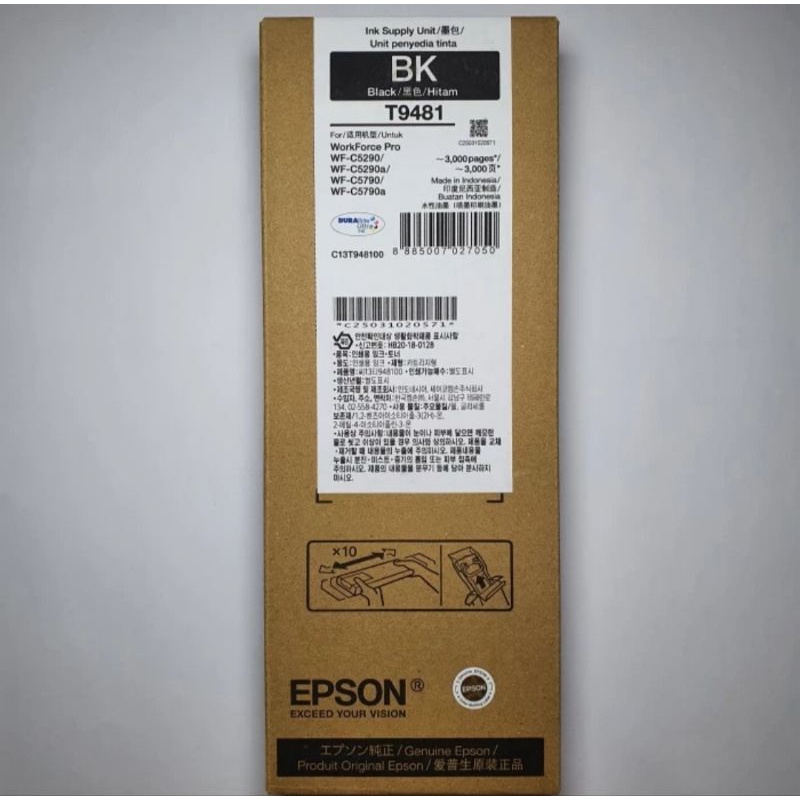 Tinta Epson T9481 T9482 T9483 T9484 Original WF-C5290 WF-C5790