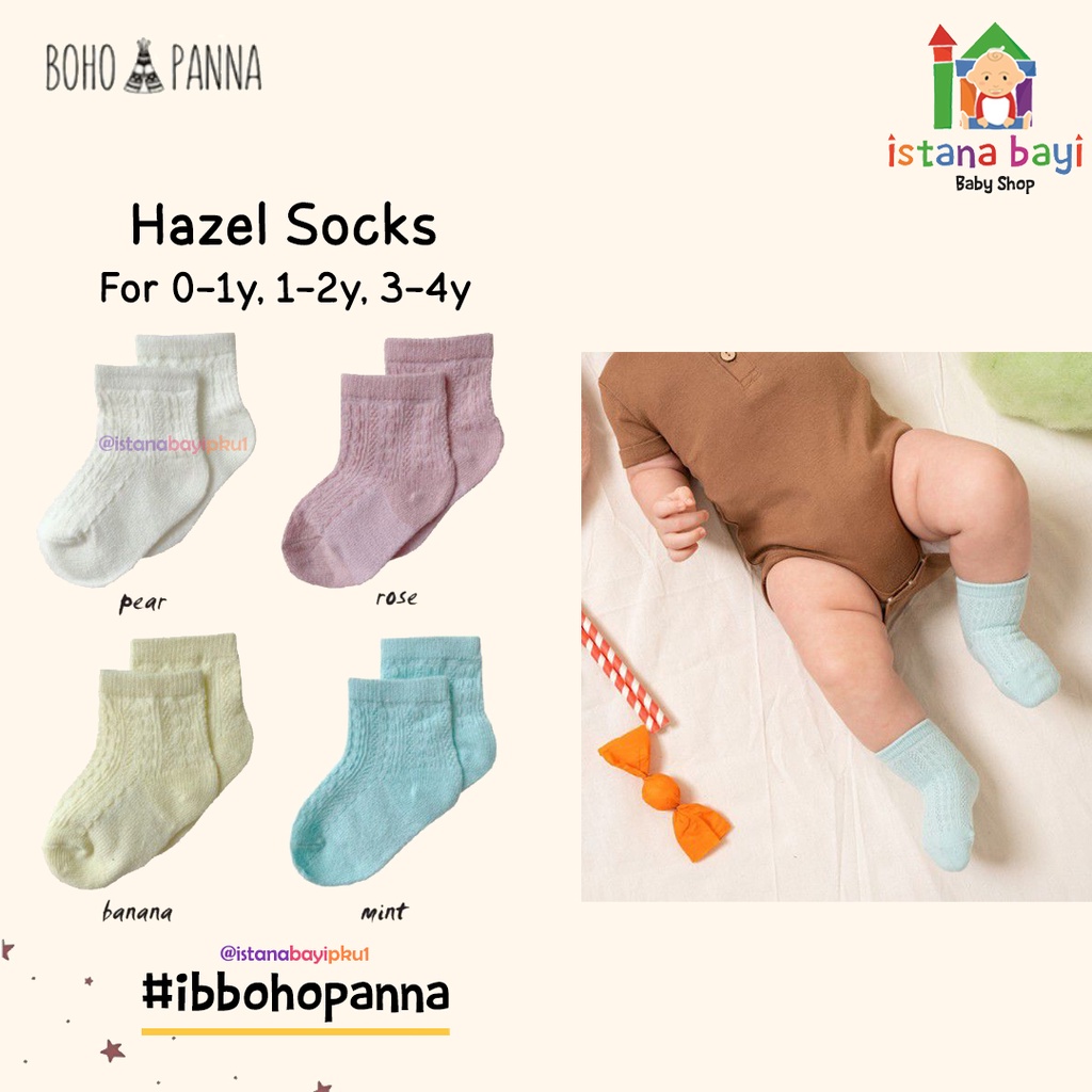 BOHOPANNA - HAZEL SOCK - Kaos Kaki Bayi 0-4 TAHUN