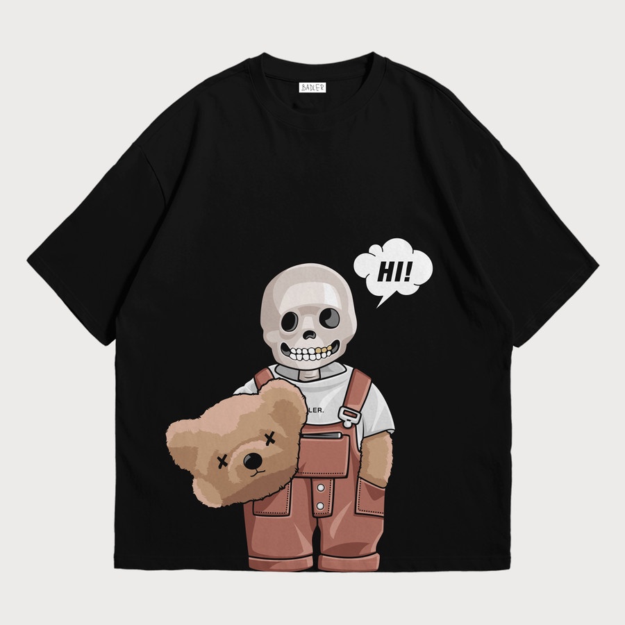 Death Skull - Badler Black Tee