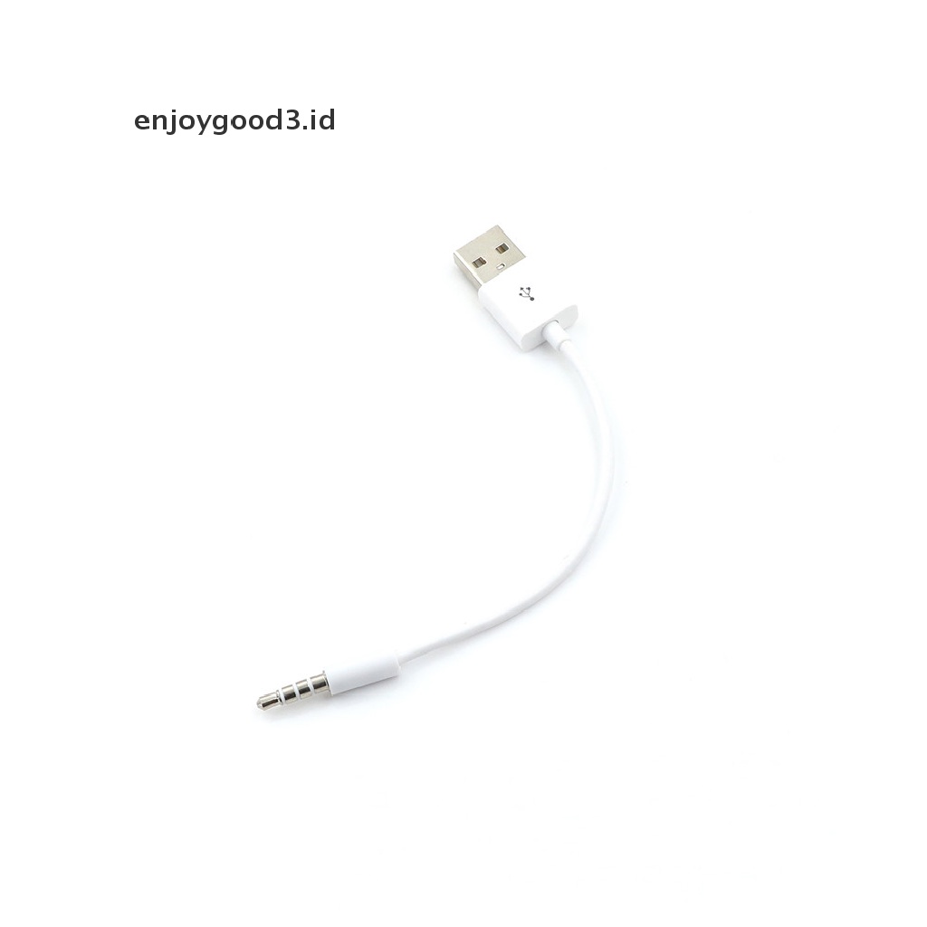 Kabel Adapter Charger Data Sync Audio AUX Ke USB 2.0 15cm 3.5mm Untuk MP3