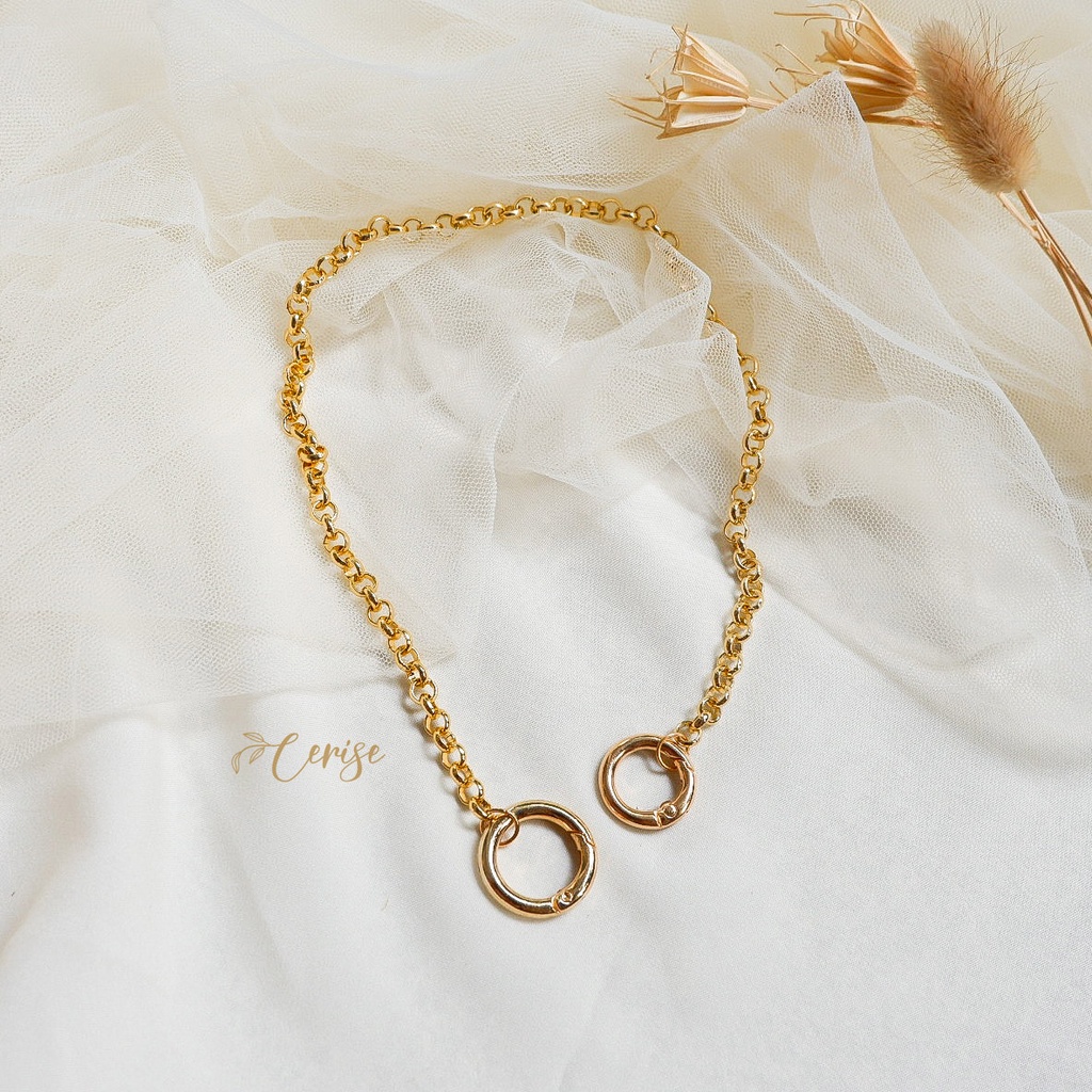 Zooey Necklace | Kalung rantai emas korea cantik aksesoris wanita trendy stylish