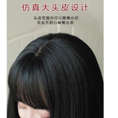 ➪➽✳✧ Wig - Rambut Wig Wanita Lurus Panjang Poni Korea 036 Ready